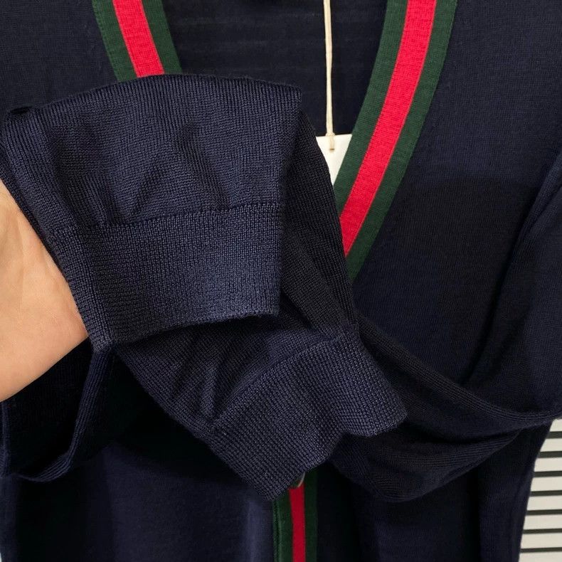 Gucci Gucci Knit Cardigan with Red Green Stripes - dmc Size US S / EU 44-46 / 1 - 7 Thumbnail