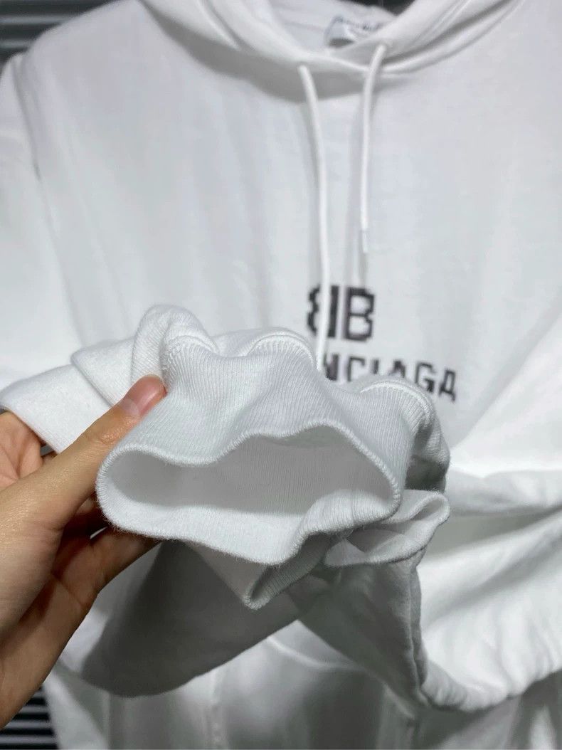 Balenciaga Balenciaga Hooded Sweatshirt with Logo Print - dmc Size US M / EU 48-50 / 2 - 5 Thumbnail
