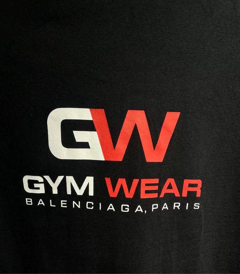 Balenciaga Balenciaga Gym Wear Short Sleeve T-Shirt - dmc Size US S / EU 44-46 / 1 - 5 Thumbnail