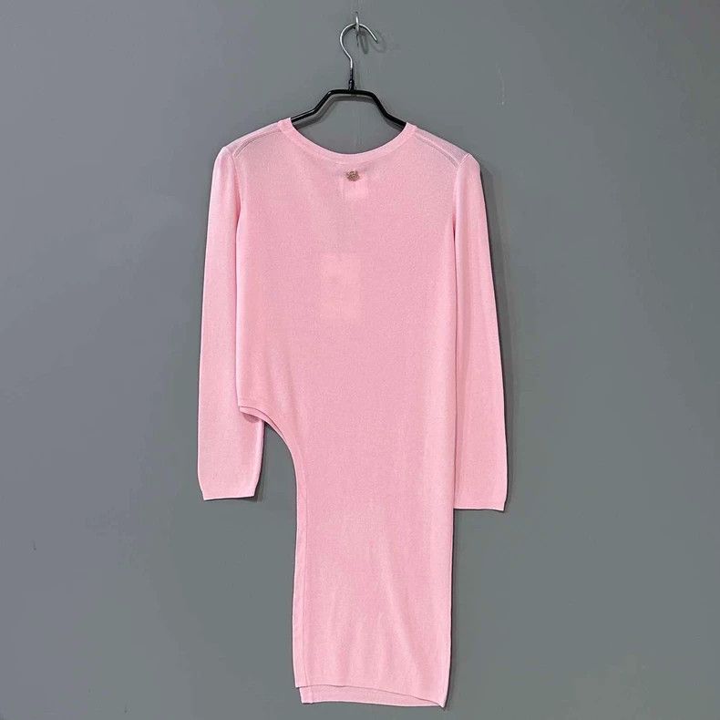Chanel Pink Irregular Knit Top from Chanel - dmc Size US S / EU 44-46 / 1 - 3 Thumbnail