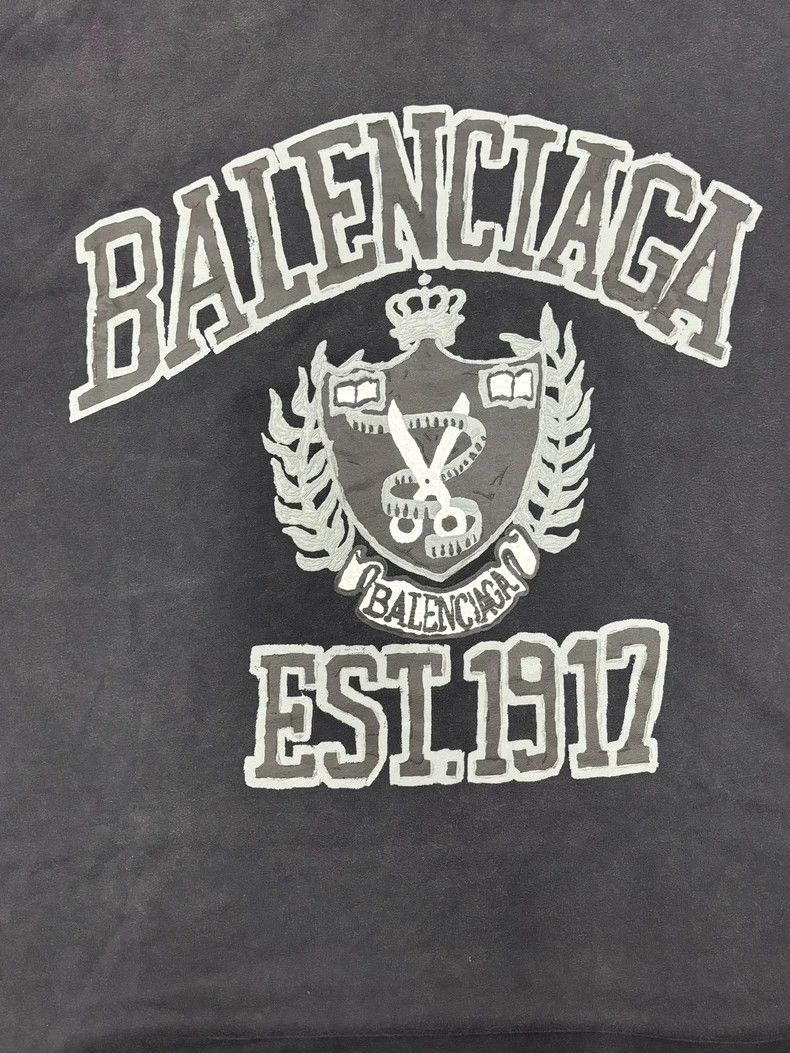 Balenciaga Balenciaga Scissor Logo Print Short Sleeve T-Shirt - dmc Size US XL / EU 56 / 4 - 3 Thumbnail