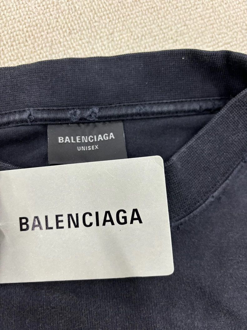 Balenciaga Balenciaga Scissor Logo Print Short Sleeve T-Shirt - dmc Size US XL / EU 56 / 4 - 4 Thumbnail