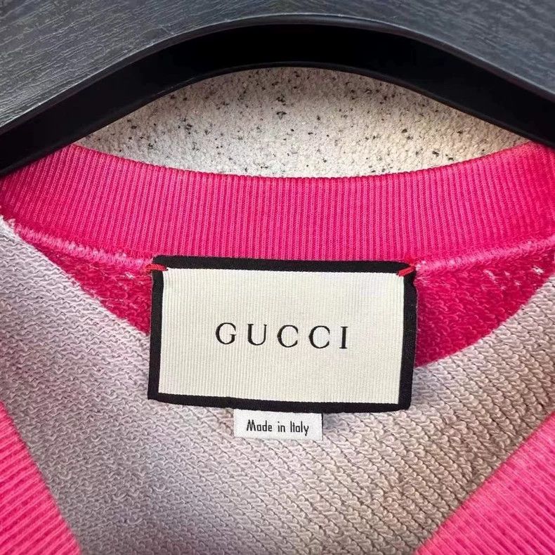 Gucci Gucci Cat Graphic Sweatshirt in Pink - dmc Size US L / EU 52-54 / 3 - 2 Thumbnail