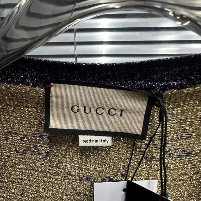 Gucci Gucci Glitter Print Cardigan in L Size - dmc Size US L / EU 52-54 / 3 - 2 Thumbnail