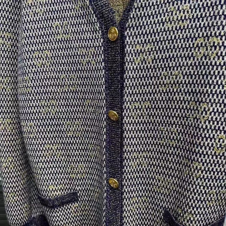 Gucci Gucci Glitter Print Cardigan in L Size - dmc Size US L / EU 52-54 / 3 - 3 Thumbnail