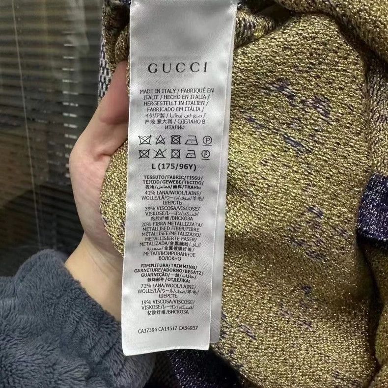 Gucci Gucci Glitter Print Cardigan in L Size - dmc Size US L / EU 52-54 / 3 - 4 Thumbnail