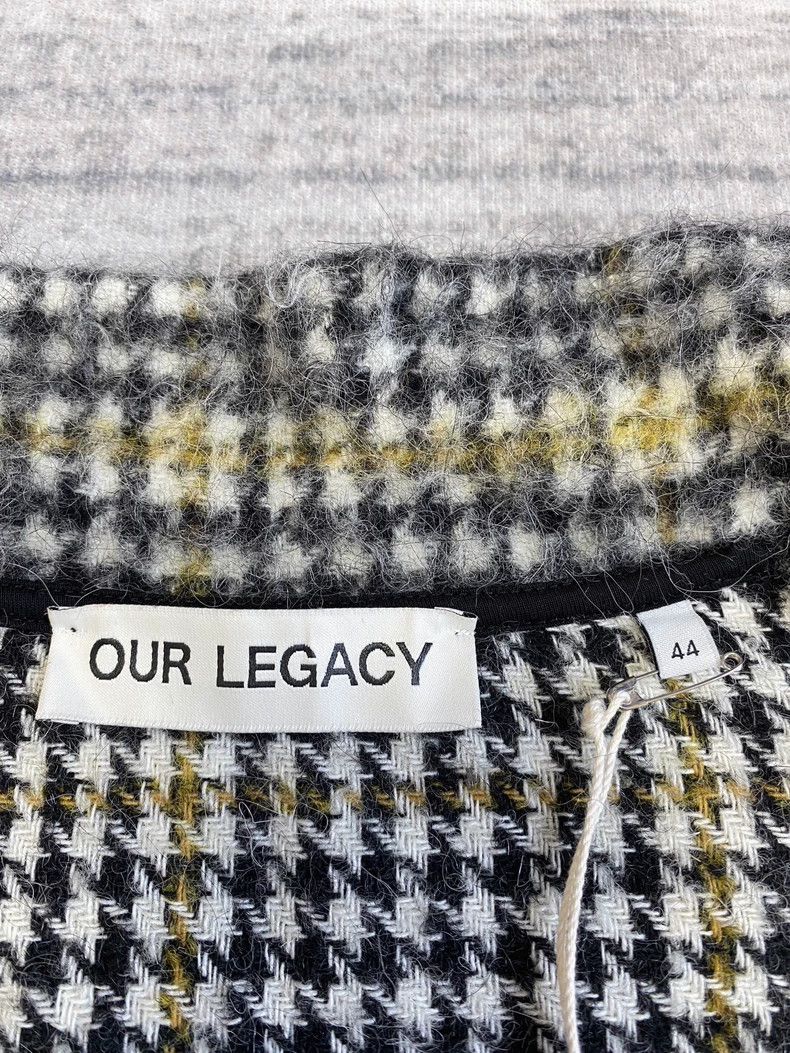 Our Legacy Houndstooth Wool Jacket with Zip Detail - dmc Size US XL / EU 56 / 4 - 6 Thumbnail