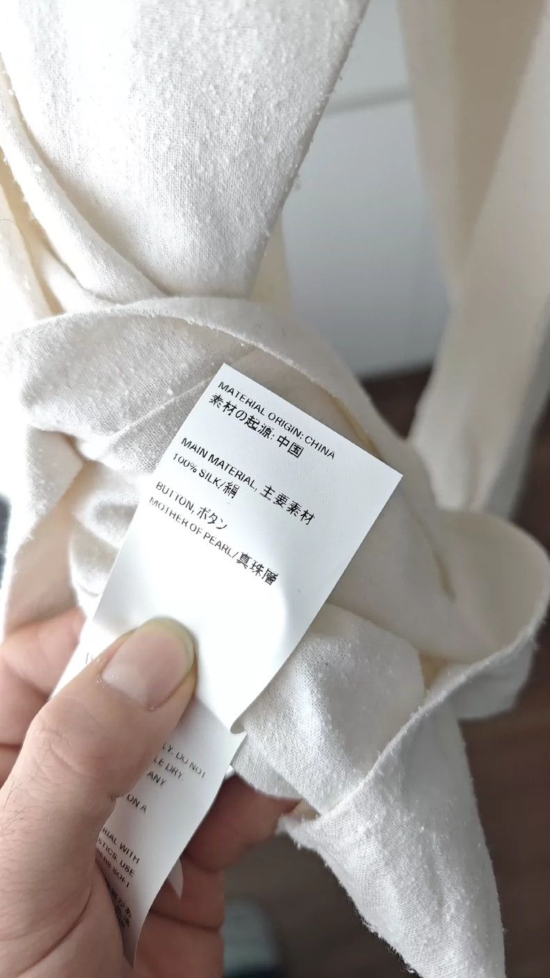 Our Legacy Our Legacy White Button-Up Shirt - dmc Size US M / EU 48-50 / 2 - 3 Thumbnail