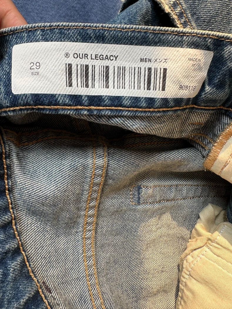 Our Legacy Our Legacy Denim Pants with Slash Details - dmc Size US 29 - 7 Thumbnail