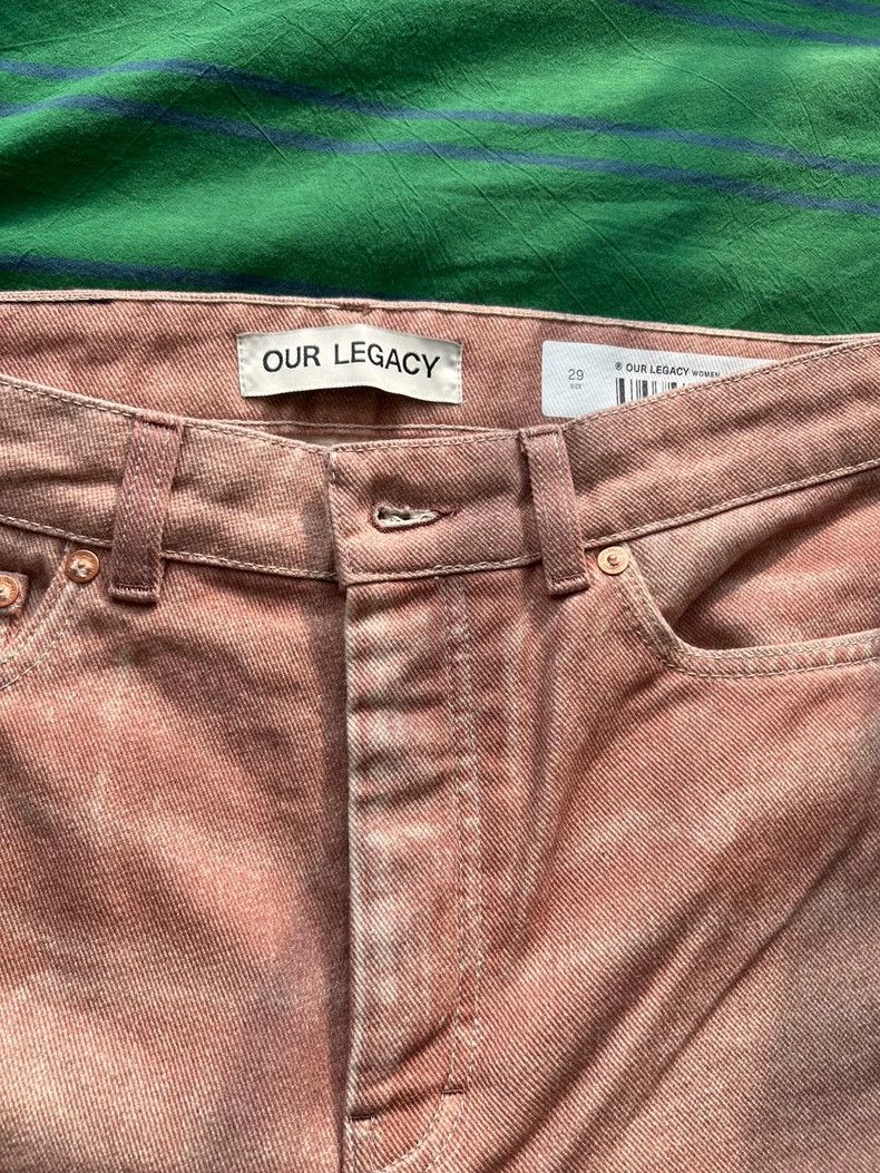 Our Legacy High-Waisted Straight-Leg Jeans Size 29 - dmc Size US 29 - 3 Thumbnail