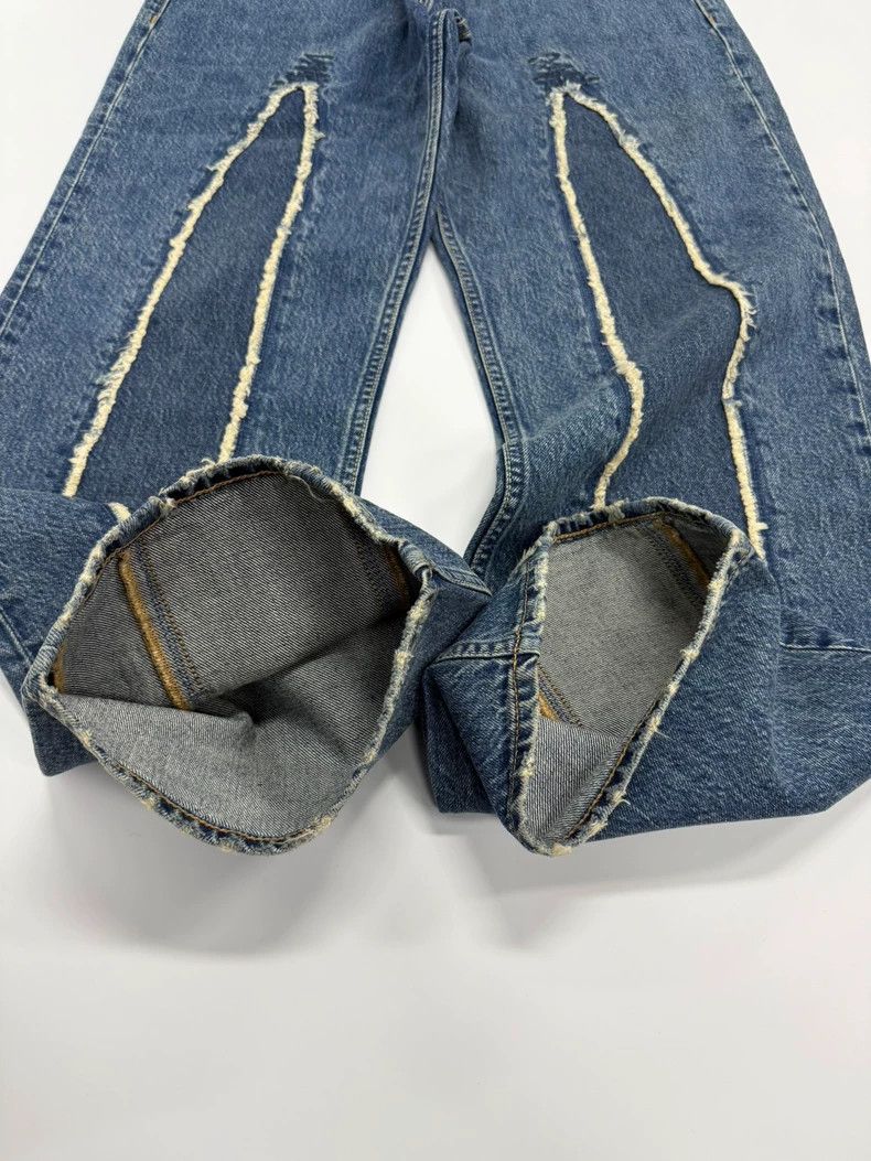 Our Legacy Our Legacy Blue Distressed Denim Pants - dmc Size US 30 / EU 46 - 2 Thumbnail