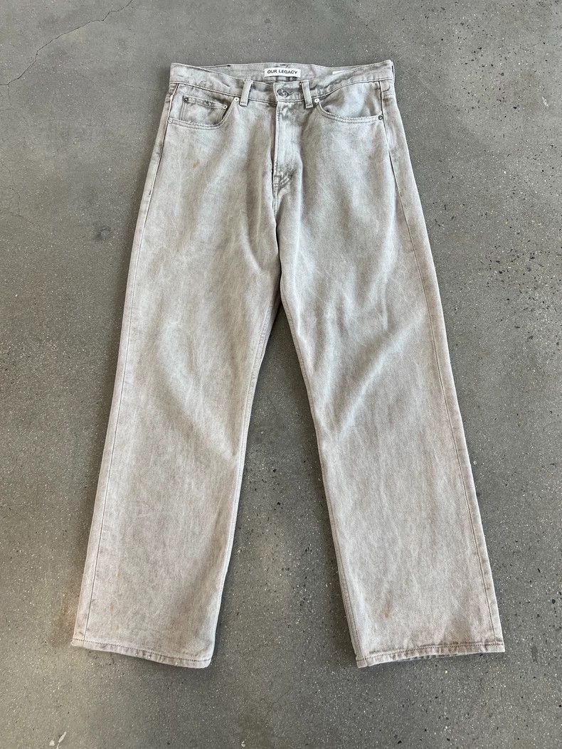 Our Legacy Vintage Dyed Splatter Denim Pants 32 - dmc Size US 32 / EU 48 - 2 Thumbnail