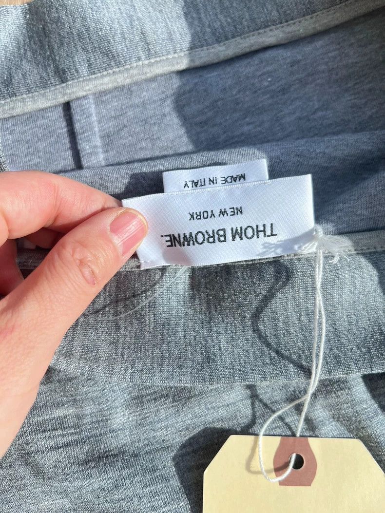 Thom Browne THOM BROWNE Gray Skirt with Side Zipper - dmc Size US 38 / EU 54 - 3 Thumbnail