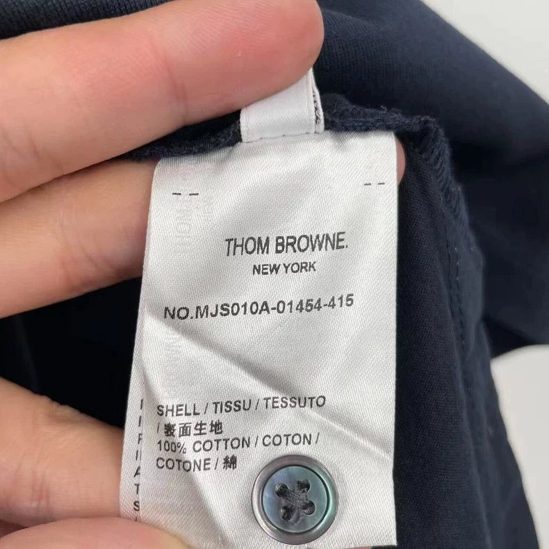 Thom Browne Thom Browne Navy Pocket Short Sleeve T-Shirt - dmc Size US M / EU 48-50 / 2 - 5 Thumbnail