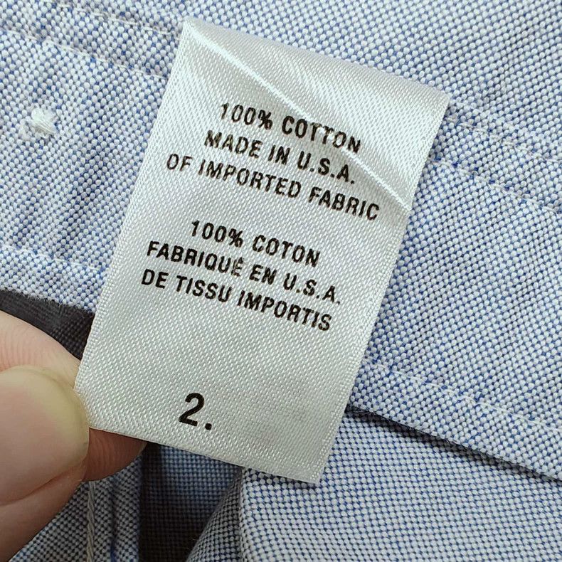 Thom Browne Light Blue Oxford Shirt with Satin Placket - dmc Size US S / EU 44-46 / 1 - 6 Thumbnail