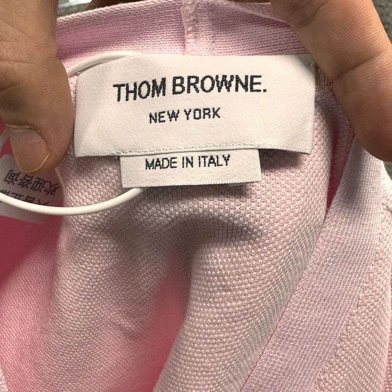 Thom Browne TB THOM BROWNE Pink Cardigan with Pockets - dmc Size US S / EU 44-46 / 1 - 3 Thumbnail