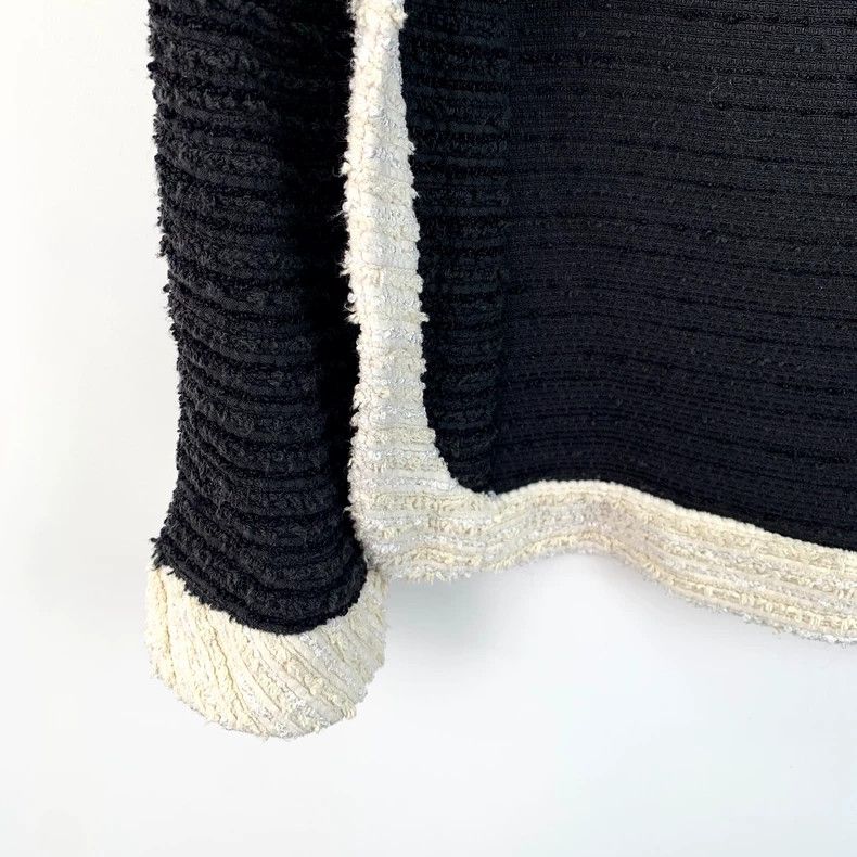 Chanel Chanel Black Tweed Long Sleeve Jacket XS - dmc Size US XS / EU 42 / 0 - 4 Thumbnail