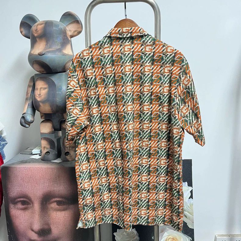 Gucci Gucci Short Sleeve Shirt with Multi Print - dmc Size US L / EU 52-54 / 3 - 2 Thumbnail