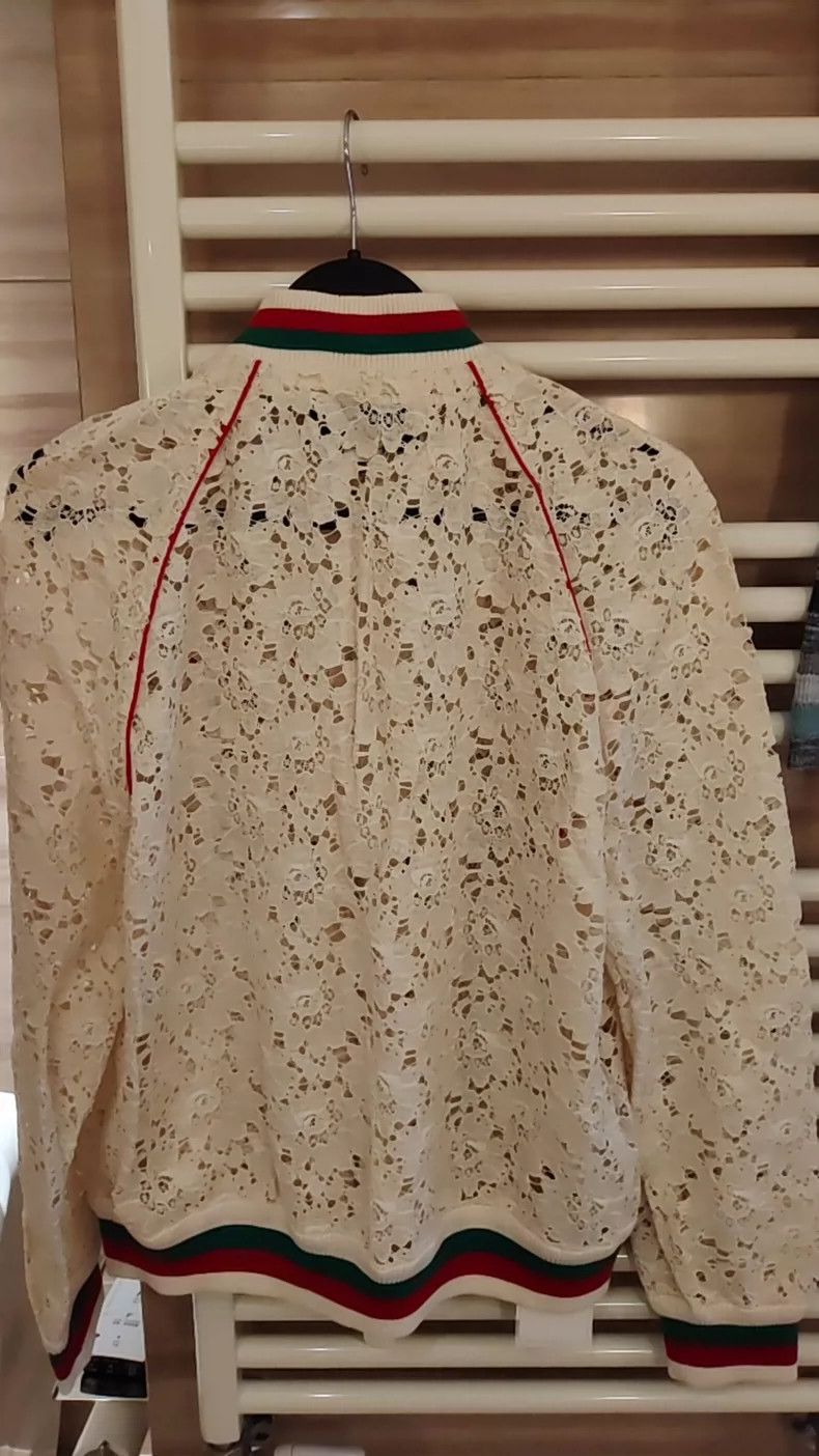 Gucci New Cream Lace Jacket from Gucci - dmc Size US M / EU 48-50 / 2 - 2 Thumbnail