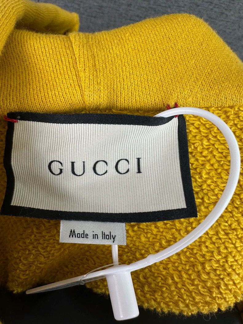 Gucci Gucci Yellow Tiger Hoodie with Modern Future Design - dmc Size US XXS / EU 40 - 3 Thumbnail