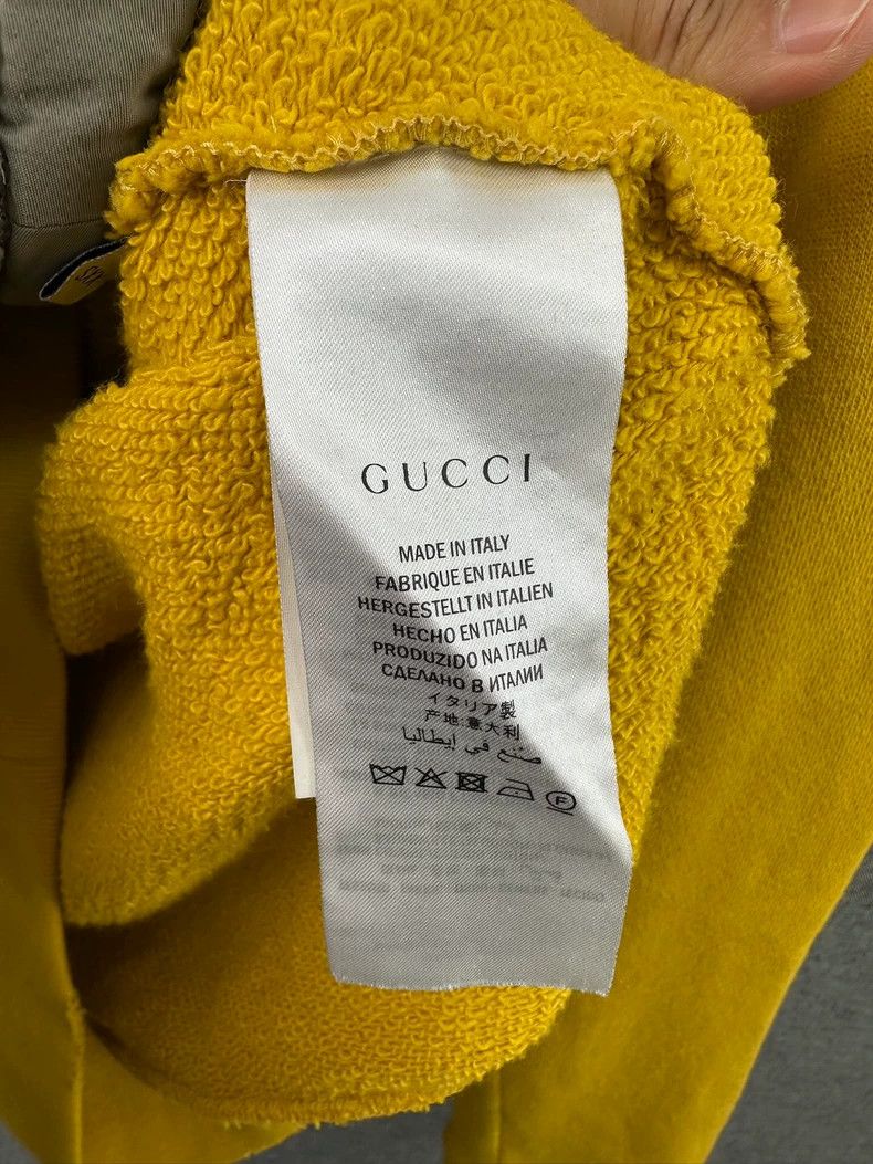 Gucci Gucci Yellow Tiger Hoodie with Modern Future Design - dmc Size US XXS / EU 40 - 4 Thumbnail