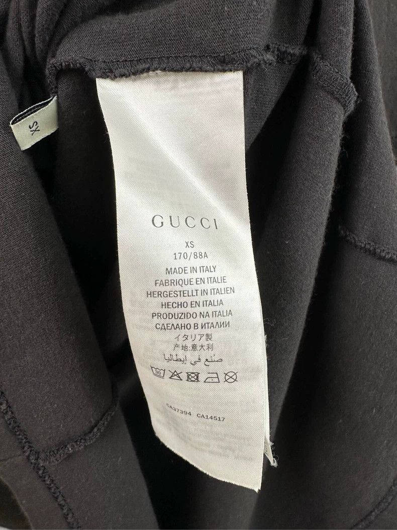 Gucci Gucci Black Short Sleeve T-Shirt with Mushroom Design - dmc Size US XS / EU 42 / 0 - 4 Thumbnail