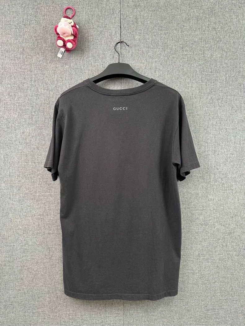 Gucci Gucci Black Short Sleeve T-Shirt with Mushroom Design - dmc Size US XS / EU 42 / 0 - 2 Thumbnail