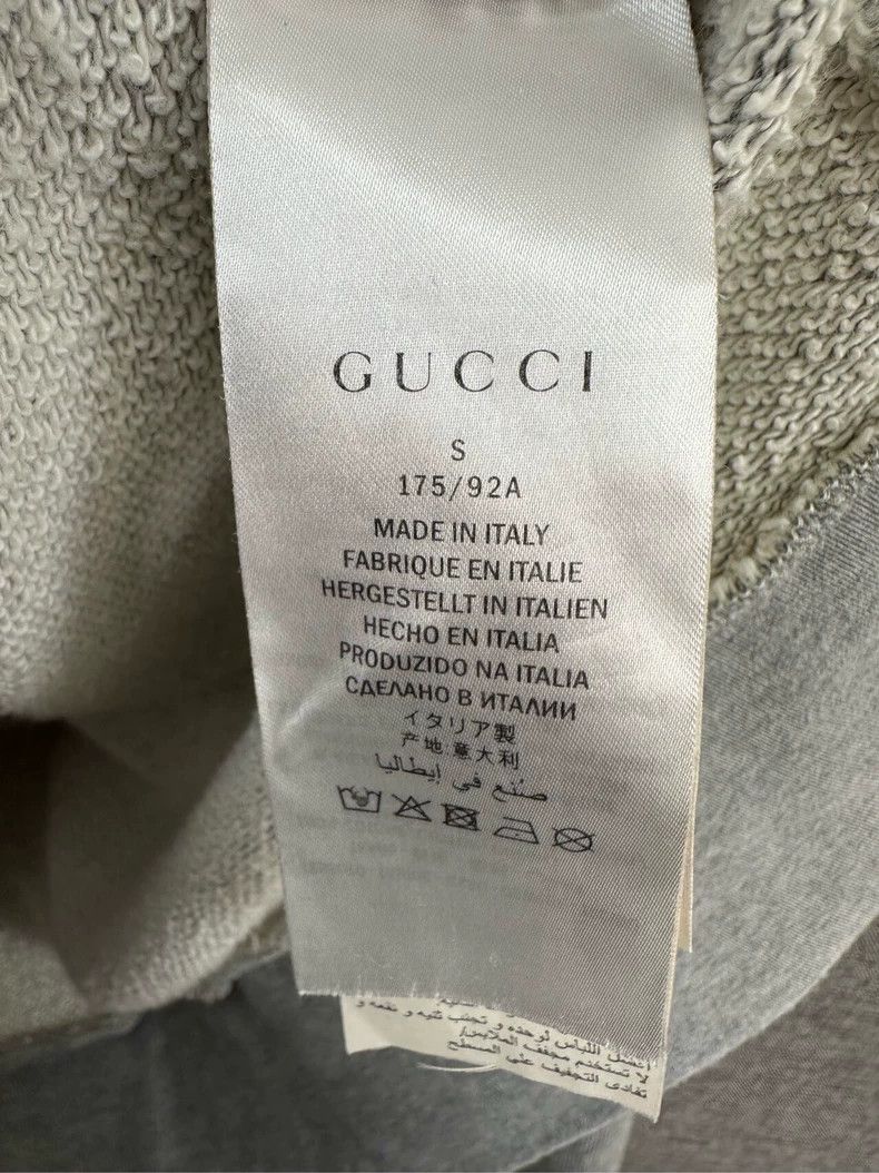 Gucci Gucci Gray Hoodie with Side Stripes - dmc Size US S / EU 44-46 / 1 - 4 Thumbnail