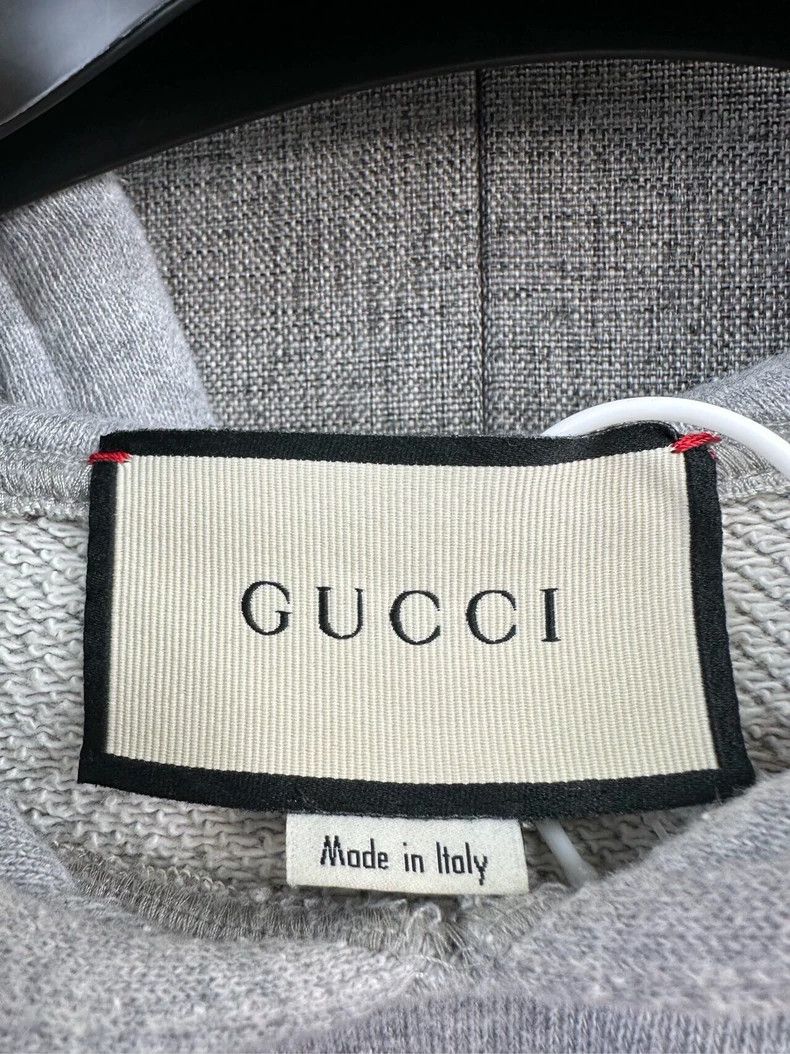 Gucci Gucci Gray Hoodie with Side Stripes - dmc Size US S / EU 44-46 / 1 - 3 Thumbnail