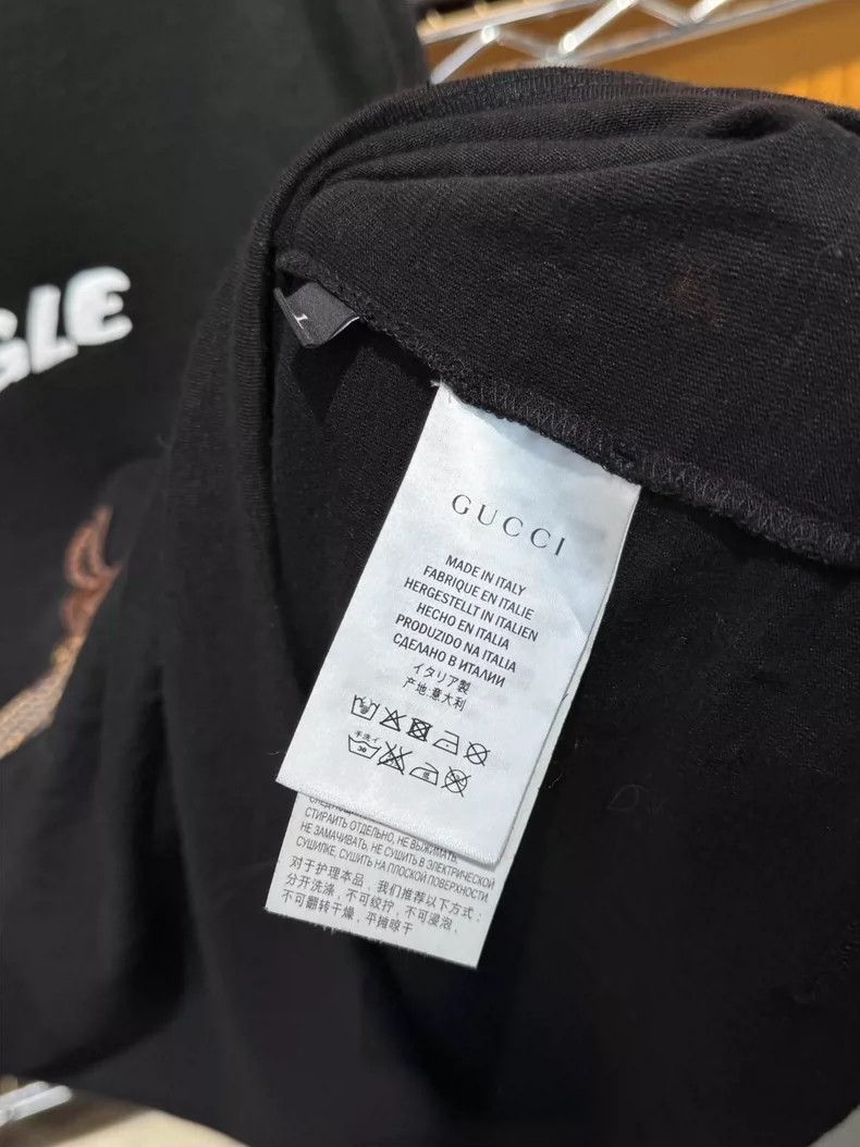 Gucci Gucci Bee Embroidered Short Sleeve T-Shirt - dmc Size US L / EU 52-54 / 3 - 4 Thumbnail