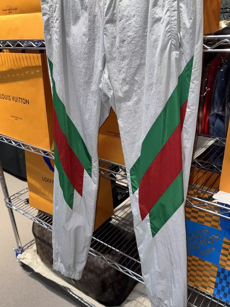 Gucci Gucci Reflective Sports Pants with Red Green Stripes - dmc Size US 38 / EU 54 - 3 Thumbnail