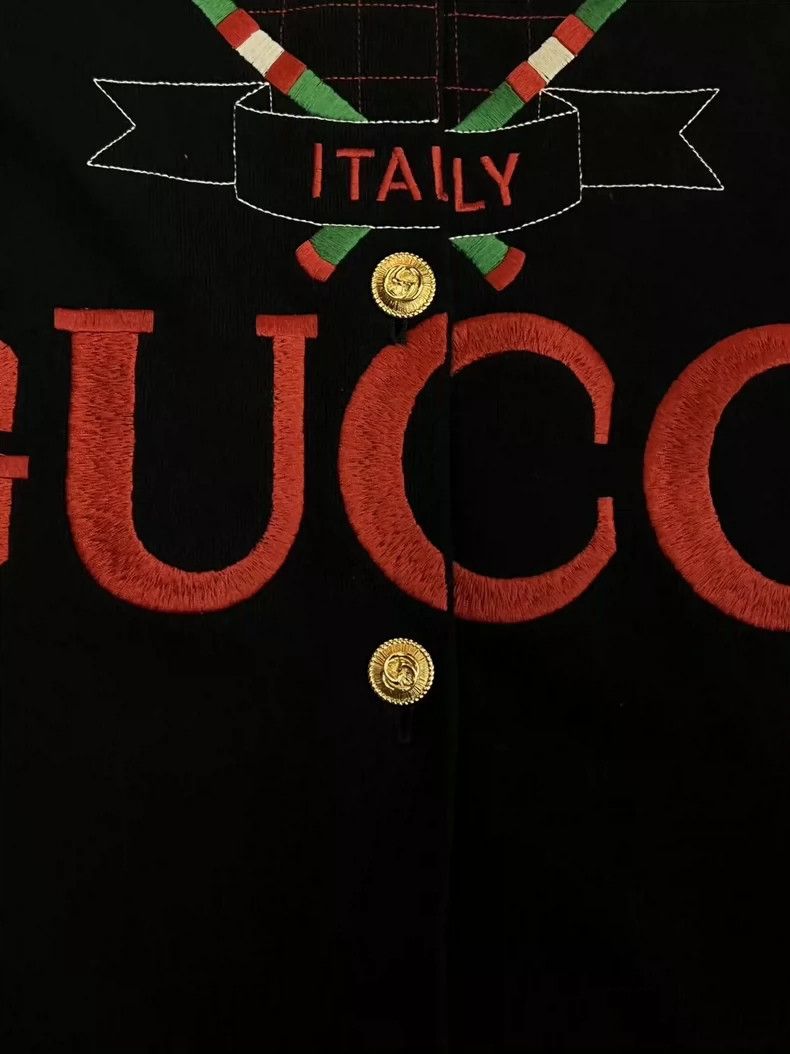 Gucci Gucci Long Baseball Jacket Coat - dmc Size US XXS / EU 40 - 5 Thumbnail
