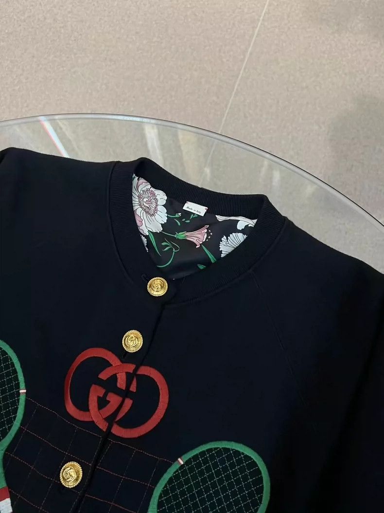 Gucci Gucci Long Baseball Jacket Coat - dmc Size US XXS / EU 40 - 3 Thumbnail