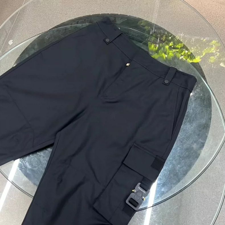 Alyx Dior X Alyx Black Cargo Pants - dmc Size US 31 - 2 Thumbnail
