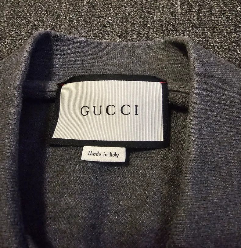 Gucci Gucci Gray Polo Shirt for Men and Women - dmc Size US L / EU 52-54 / 3 - 3 Thumbnail