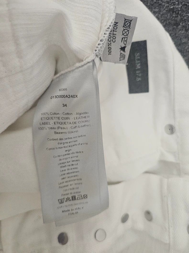 Dior Dior White Denim Pants for Sale - dmc Size US 34 / EU 50 - 7 Thumbnail