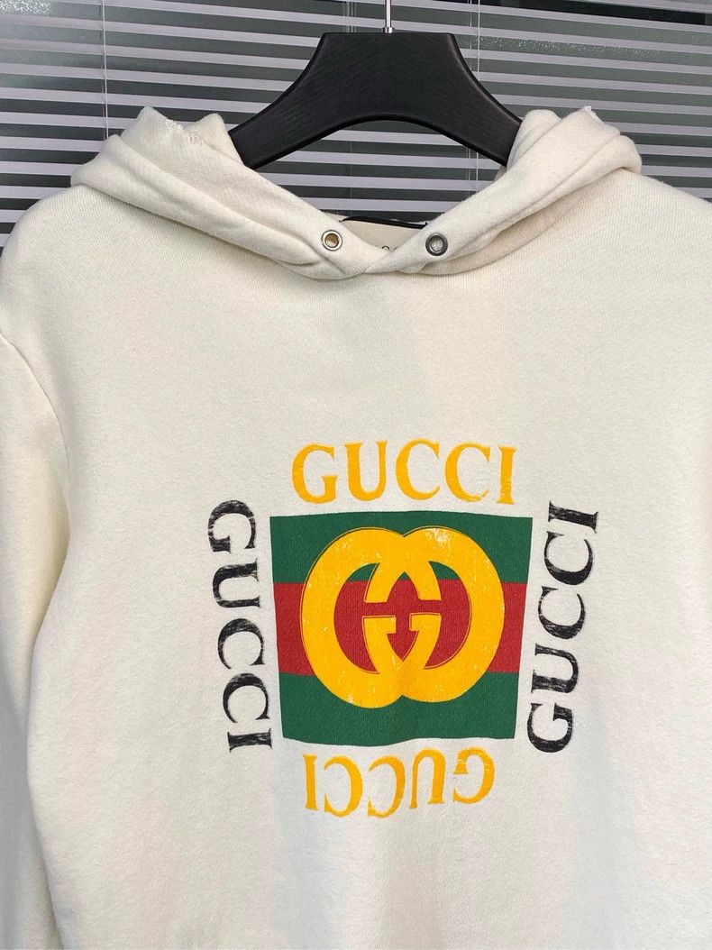 Gucci Gucci Hoodie with Double G Logo Design - dmc Size US M / EU 48-50 / 2 - 7 Thumbnail