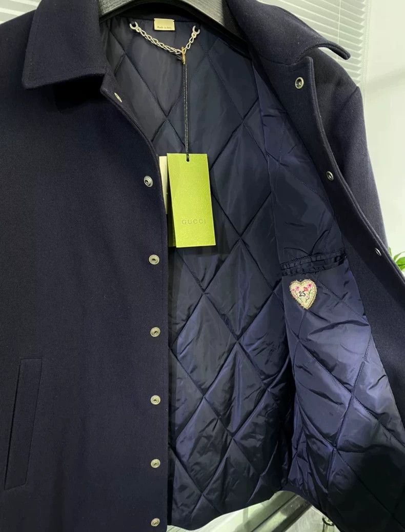 Gucci Gucci Wool Blend Jacket with Double G Logo - dmc Size US L / EU 52-54 / 3 - 7 Thumbnail