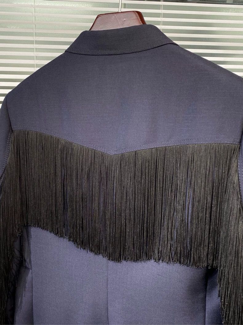 Gucci Gucci Fringe Shoulder Formal Evening Blazer - dmc Size US L / EU 52-54 / 3 - 8 Thumbnail