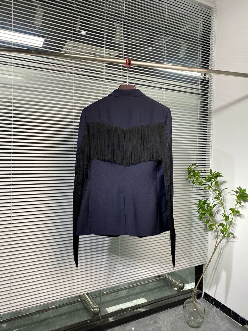 Gucci Gucci Fringe Shoulder Formal Evening Blazer - dmc Size US L / EU 52-54 / 3 - 2 Thumbnail