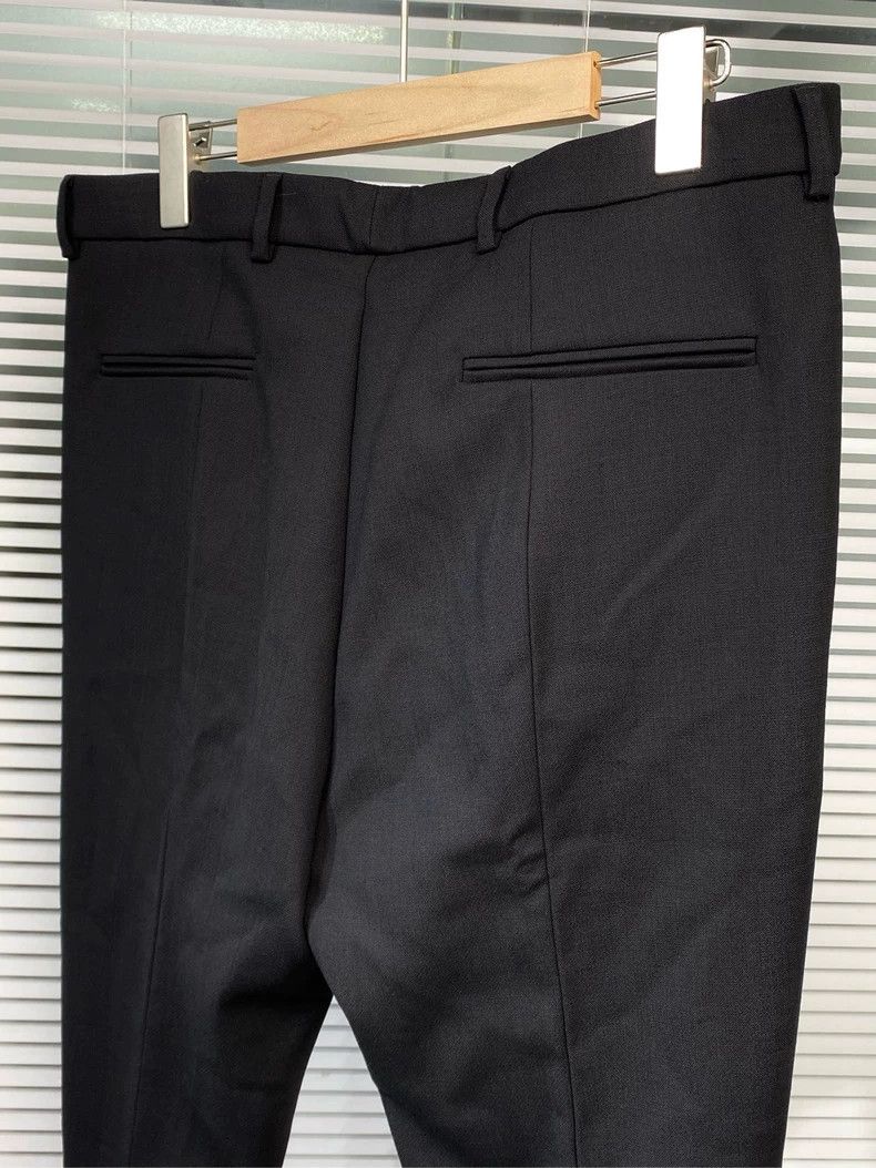 Prada Prada Black Wool Casual Trousers with Logo - dmc Size US 31 - 9 Thumbnail