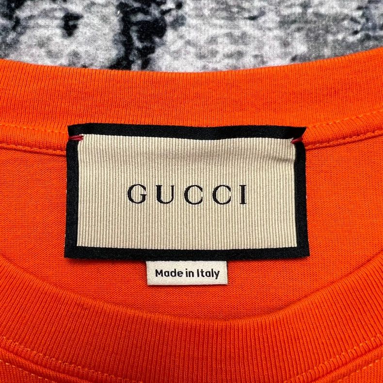 Gucci Gucci Orange Long Sleeve Sweatshirt Size XS - dmc Size US XS / EU 42 / 0 - 4 Thumbnail