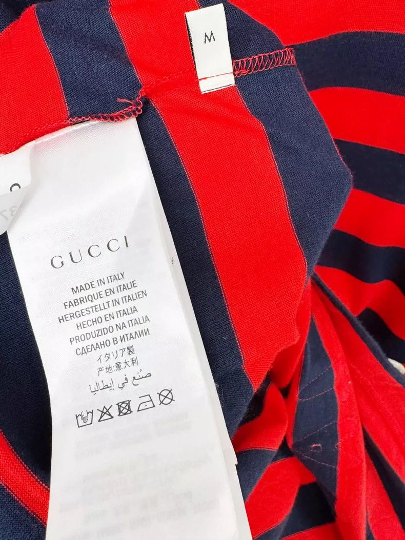 Gucci Gucci Striped Short Sleeve Top Size M - dmc Size US M / EU 48-50 / 2 - 5 Thumbnail