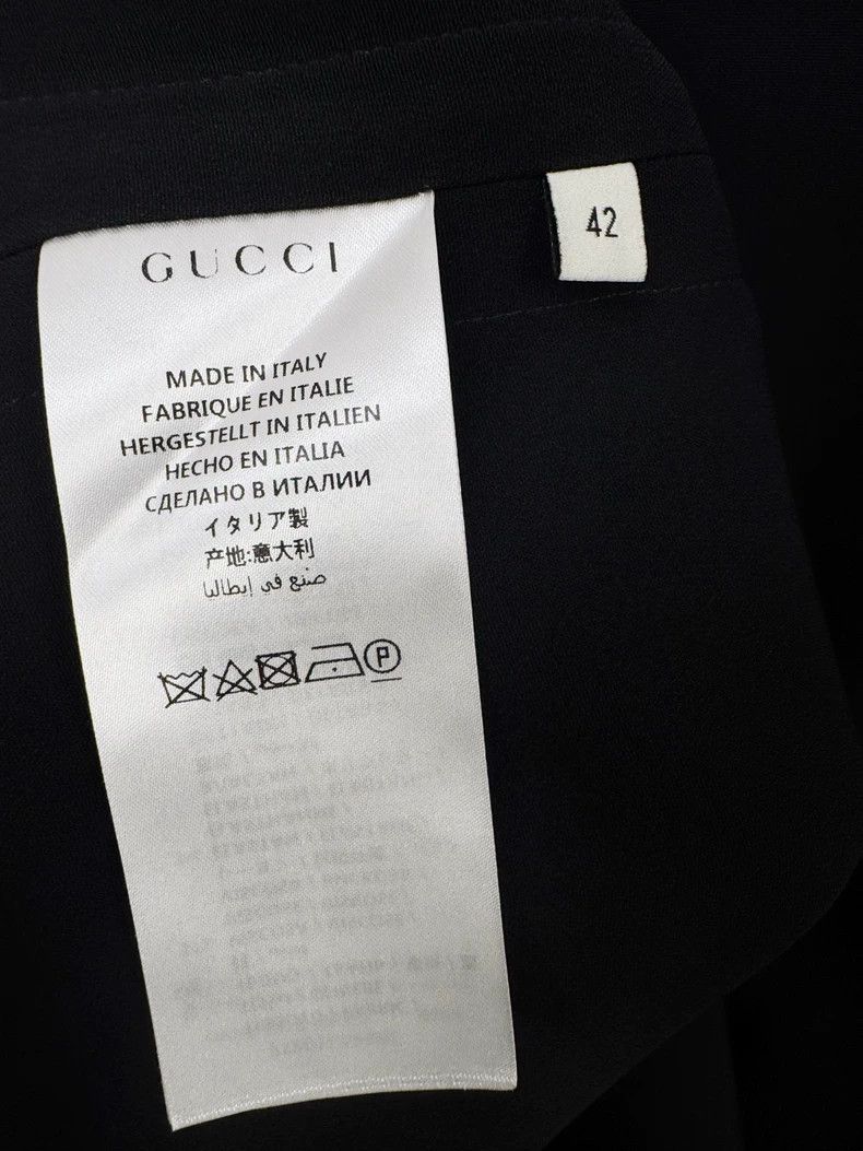 Gucci Gucci Dress Size 42 with Stripes - dmc Size US 31 - 4 Thumbnail