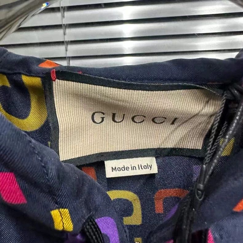 Gucci Gucci Colorful Logo Hooded Jacket - dmc Size US L / EU 52-54 / 3 - 2 Thumbnail