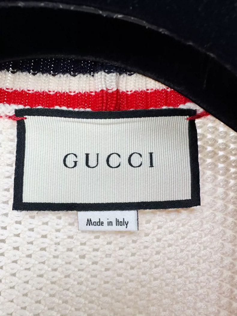 Gucci Gucci Knit Open Cardigan with Red Stripes - dmc Size US XS / EU 42 / 0 - 3 Thumbnail