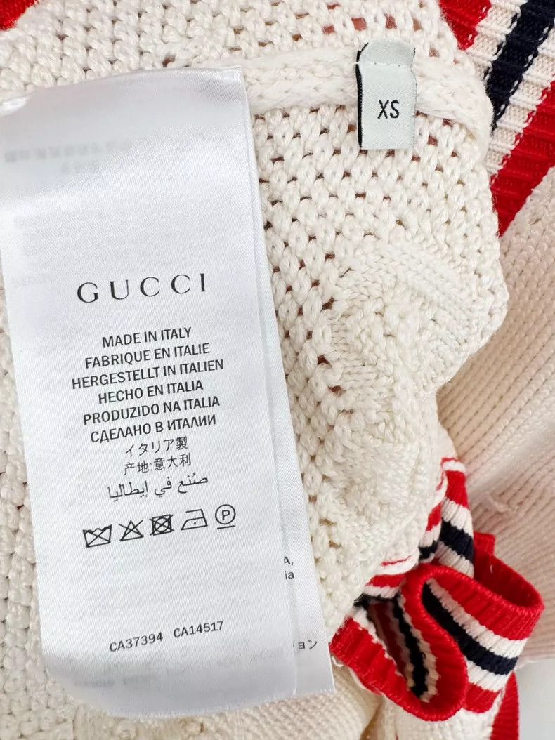 Gucci Gucci Knit Open Cardigan with Red Stripes - dmc Size US XS / EU 42 / 0 - 4 Thumbnail