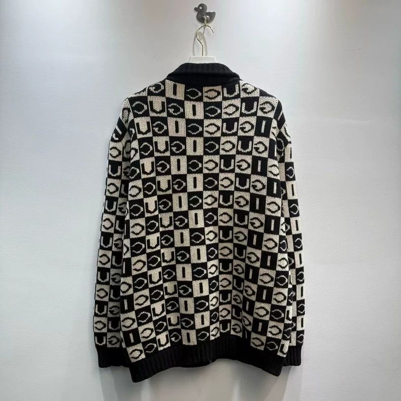 Gucci Gucci Black and White Knit Zip Jacket - dmc Size US L / EU 52-54 / 3 - 4 Thumbnail
