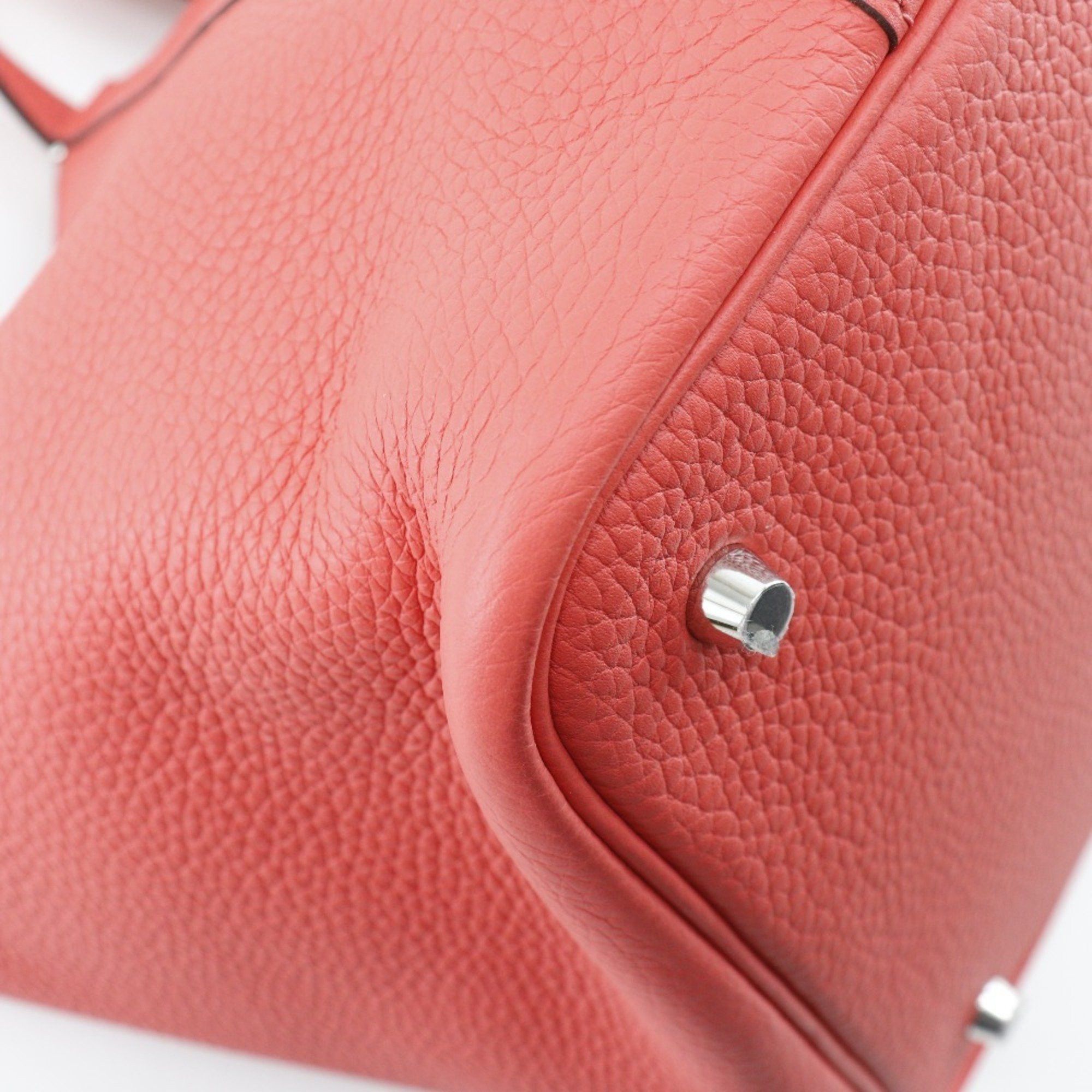 Hermes Hermes Picotin Lock 22 MM Handbag Taurillon Clemence 2019 Red D Belt Clasp Lock22 Women's Size ONE SIZE - 4 Thumbnail