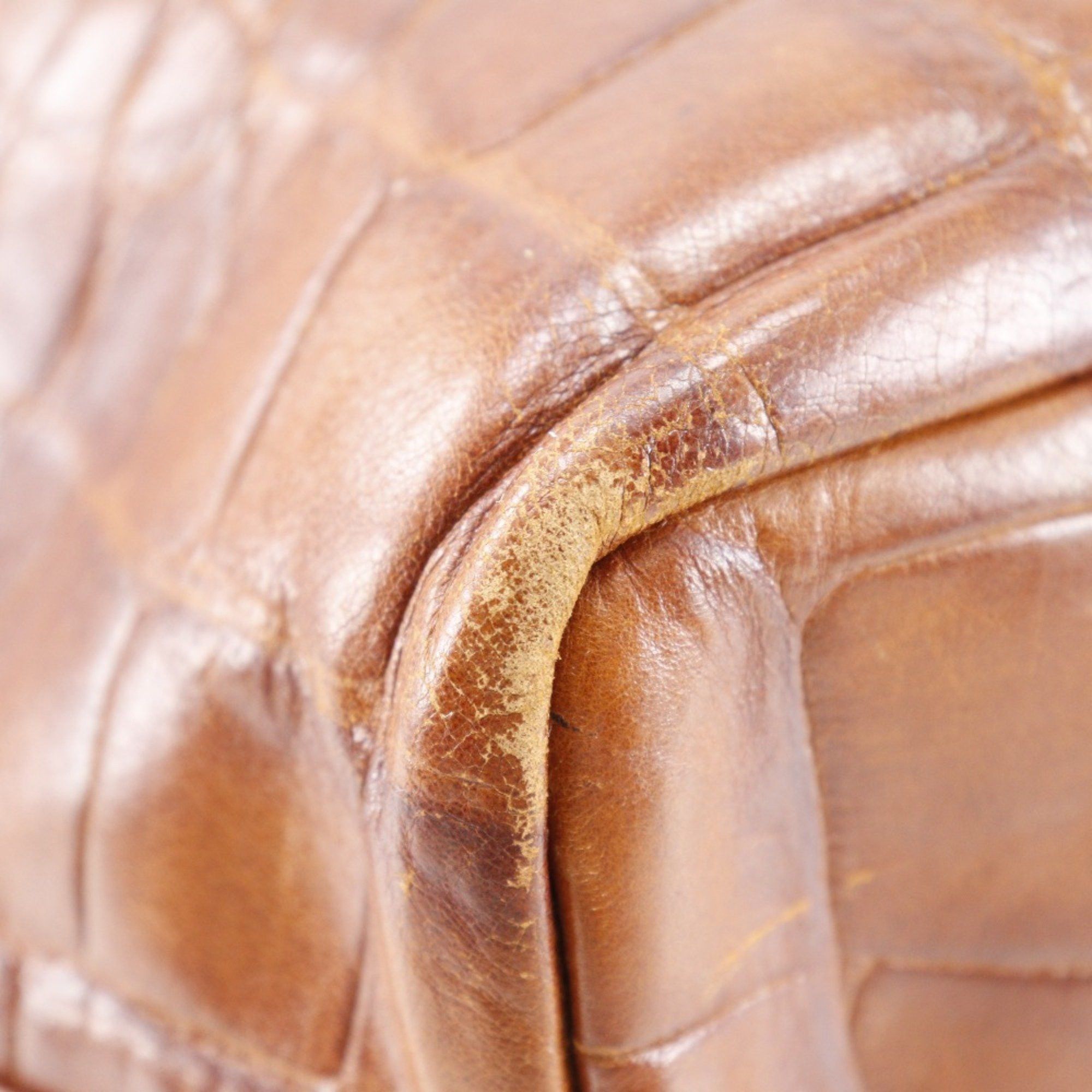 Bally BALLY B handbag, embossed leather, brown, logo, unisex R130625002 Size ONE SIZE - 6 Thumbnail